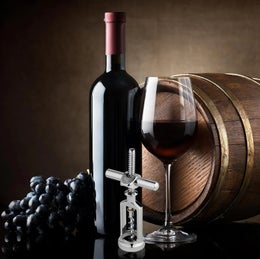 BOJ Bodega Lux viinipullonavaaja | ter&auml;s | punainen