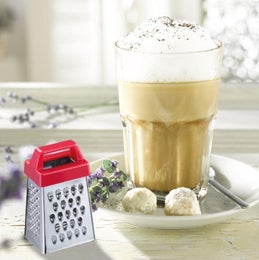 Westmark miniraastin | ter&auml;s | PP kahva | 6,5x4x3 cm | valkoinen