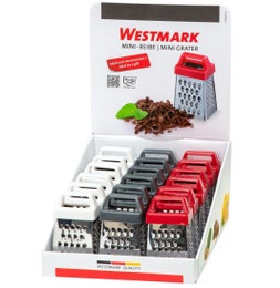 Westmark miniraastin | ter&auml;s | PP kahva | 6,5x4x3 cm | valkoinen