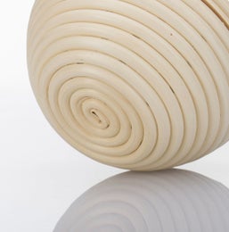 Westmark kohotuskori + kangas | rottinki | py&ouml;re&auml; | korkeus 8,5 cm | &Oslash; 24,5 cm