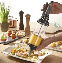 de Buyer Le Tube pursotin | 2 tyllaa | 13 muotolevy&auml; | pituus 38 cm | 0,75 L