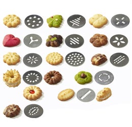 de Buyer Le Tube pursotin | 2 tyllaa | 13 muotolevy&auml; | pituus 38 cm | 0,75 L