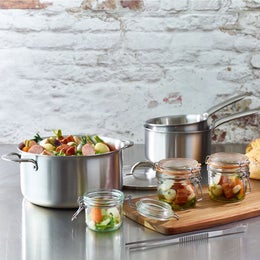 de Buyer Alchimy teräskattila | 3-kerrosrakenne | korkeus 10,9 cm | Ø 20 cm | 3,3 L