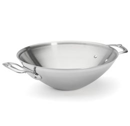 de Buyer Affinity wokkipannu | ter&auml;s | 5-kerrosrakenne | korkeus 12 cm | &Oslash; 32 cm