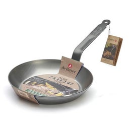 de Buyer Carbone Plus hiiliter&auml;spannu | rautakahva | korkeus 4 cm | &Oslash; 24 cm