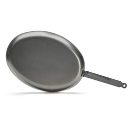 de Buyer Carbone Plus hiiliter&auml;spannu | rautakahva | soikea | &Oslash; 40 cm