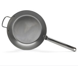 de Buyer Carbone Plus hiiliter&auml;spannu | ter&auml;skahva + lis&auml;kahva | korkeus 4,5 cm | &Oslash; 32 cm