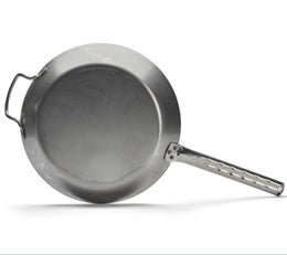 de Buyer Carbone Plus hiiliter&auml;spannu | ter&auml;skahva + lis&auml;kahva | korkeus 4,5 cm | &Oslash; 32 cm