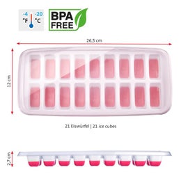 Westmark j&auml;&auml;palamuotit kannella | PP | TPE | j&auml;&auml;palan koko 4,5x2 cm | 2 kpl/pkt