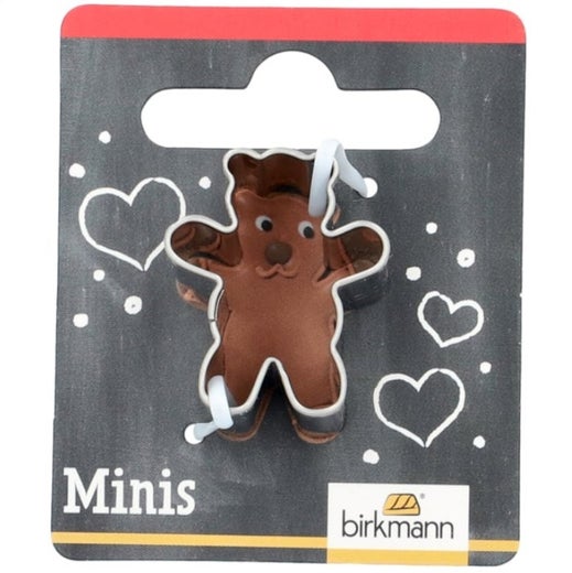 birkmann mini piparkakkumuotti nalle | ter&auml;s | koko 2,7 cm