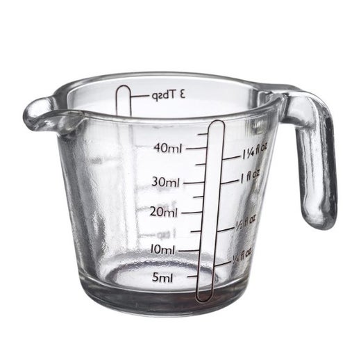 Westmark shorty mittakannu | borosilikaattilasi | korkeus 5 cm | 40 ml