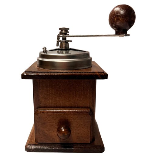 Panetta kahvimylly | hiiliter&auml;s koneisto | py&ouml;kki | korkeus 19 cm | tumma